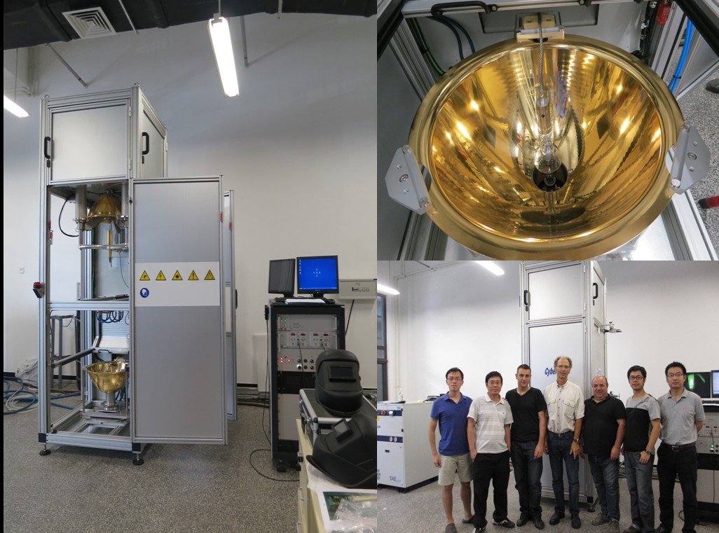 中国首台高温高压光学浮区法单晶炉成功安装于中科院物理所