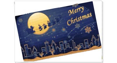 NanoFrazor激光直写 “Merry Christmas”，献上微纳结构加工的圣诞祝福